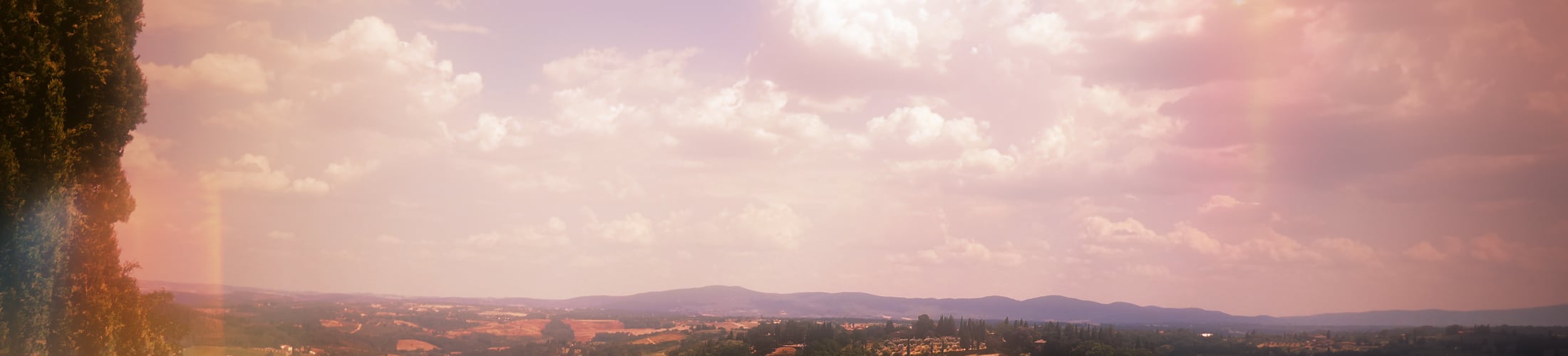 Panorama della Val d'Orcia, Toscana